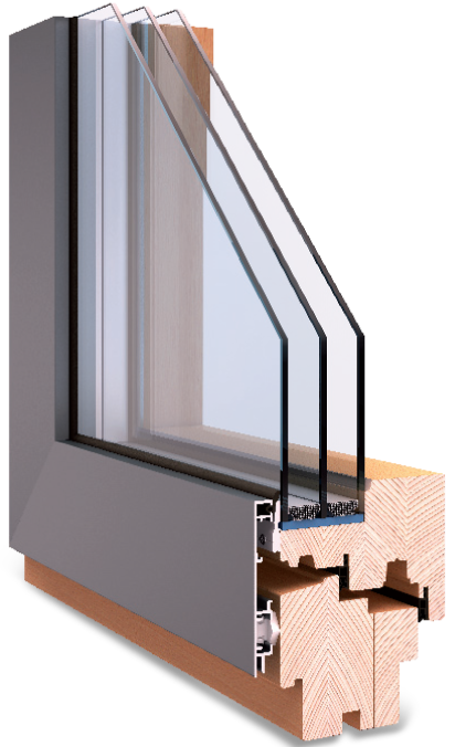 Holz-Alu-Fenster Intergal