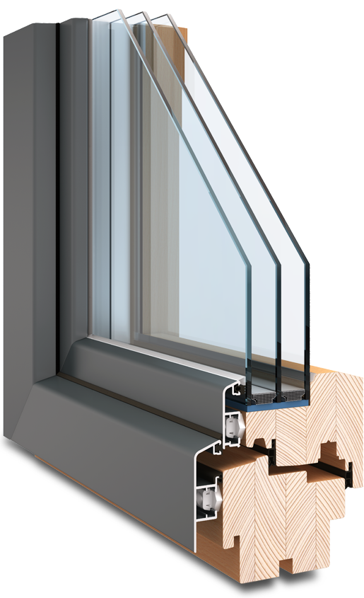 Holz-Alu-Fenster Premium 112K